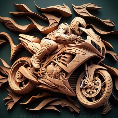 3D model Kawasaki Ninja 650 (STL)